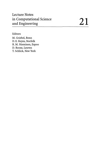 محاسبات علمی و مهندسی با عملکرد بالا: مجموعه مقالات سومین کنفرانس بین المللی FORTWIHR در HPSEC ، ارلانگن ، 12 تا 14 مارس 2001