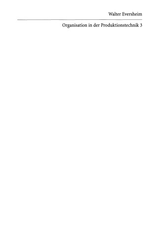 سازمان در مهندسی تولید 3: آماده سازی کار