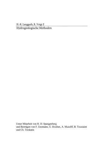 ﻿روش های هیدروژئولوژیکی