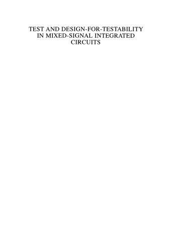 ﻿تست و طراحی برای آزمایش پذیری در مدارهای مجتمع سیگنال مختلط