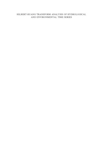 ﻿تجزیه و تحلیل تبدیل هیلبرت-هوانگ سری زمانی هیدرولوژیکی و محیطی