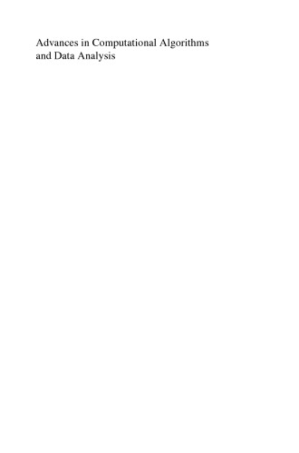 ﻿پیشرفت در الگوریتم های محاسباتی و تجزیه و تحلیل داده ها