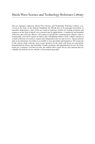 ﻿کتابخانه مرجع علم و فناوری موج شوک، جلد. 3: جامدات II