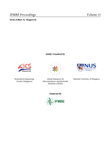 ﻿ششمین کنگره جهانی بیومکانیک (WCB 2010). 1-6 آگوست 2010 سنگاپور: در پیوند با چهاردهمین کنفرانس بین المللی مهندسی پزشکی (ICBME) و پنجمین کنفرانس آسیا و اقیانوسیه در بیومکانیک (APBiomech)