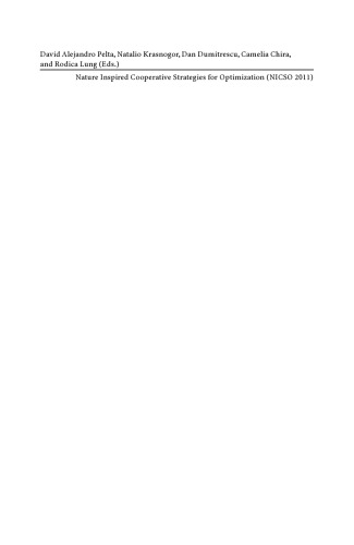 ﻿استراتژی های تعاونی الهام گرفته از طبیعت برای بهینه سازی (NICSO 2011)
