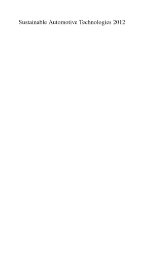 ﻿فناوری های خودروی پایدار 2012: مجموعه مقالات چهارمین کنفرانس بین المللی