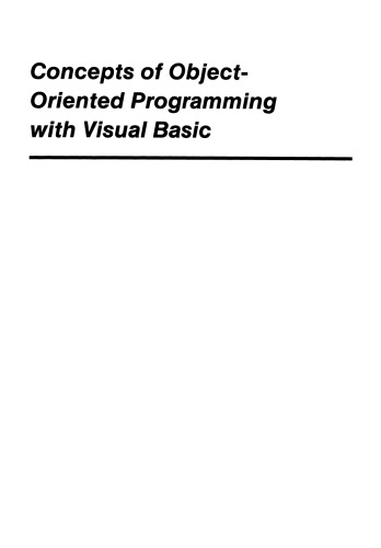 ﻿مفاهیم برنامه نویسی شی گرا با Visual Basic