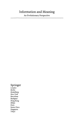 ﻿اطلاعات و معنا: یک دیدگاه تکاملی