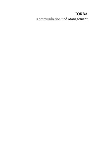 ﻿CORBA: ارتباطات و مدیریت