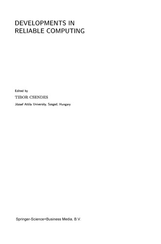 ﻿تحولات در محاسبات قابل اعتماد