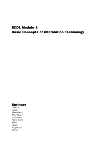﻿مفاهیم اساسی فناوری اطلاعات: ECDL - استاندارد رایانه شخصی اروپا