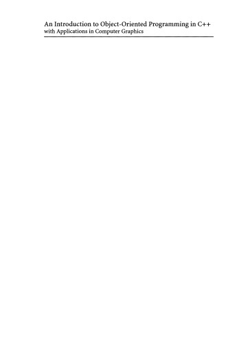 ﻿مقدمه ای بر برنامه نویسی شی گرا در ++ C: با کاربردهایی در گرافیک رایانه ای