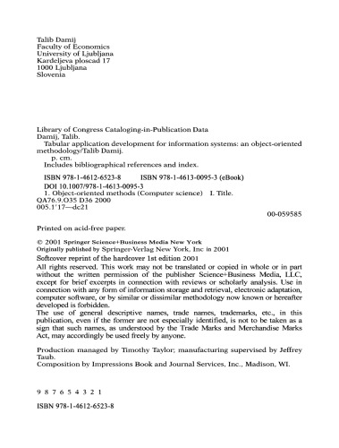 ﻿توسعه برنامه های کاربردی جدولی برای سیستم های اطلاعاتی: یک روش شی گرا