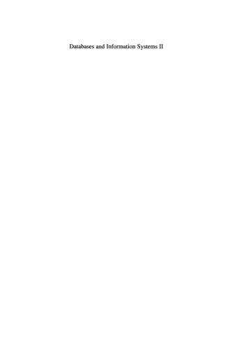 ﻿پایگاه های داده و سیستم های اطلاعاتی II: پنجمین کنفرانس بین المللی بالتیک، بالتیک DB