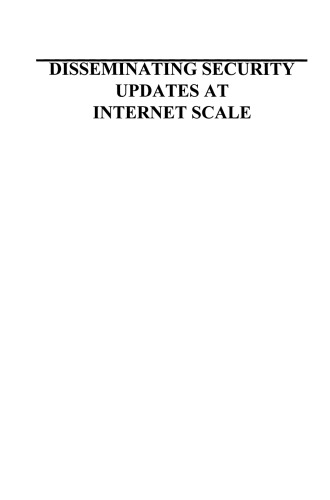 ﻿انتشار به روز رسانی های امنیتی در مقیاس اینترنت