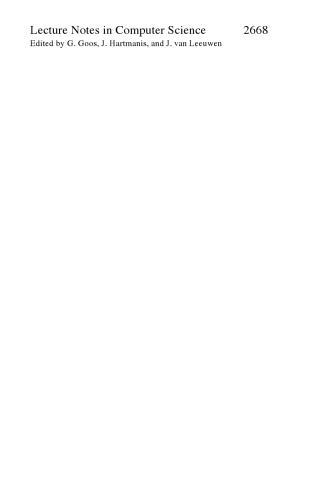 ﻿علوم محاسباتی و کاربردهای آن — ICCSA 2003: کنفرانس بین المللی مونترال، کانادا، 18 تا 21 مه 2003 مجموعه مقالات، قسمت دوم