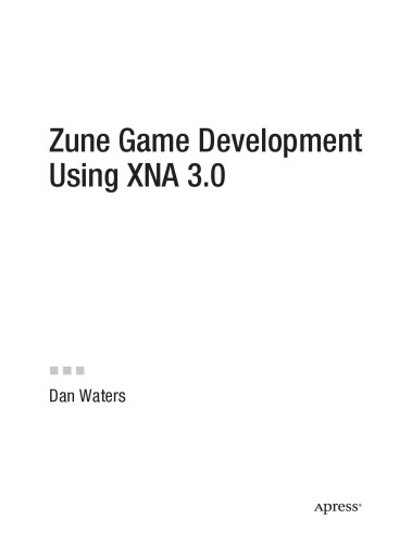 ﻿توسعه بازی Zune با استفاده از XNA 3.0