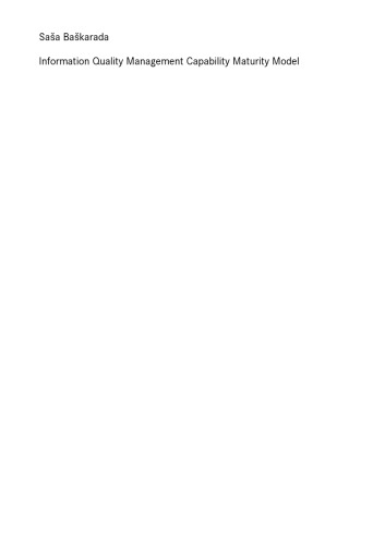 ﻿مدل بلوغ قابلیت مدیریت کیفیت اطلاعات