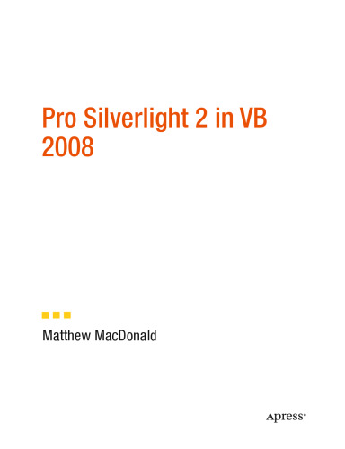 ﻿Pro Silverlight 2 در VB 2008