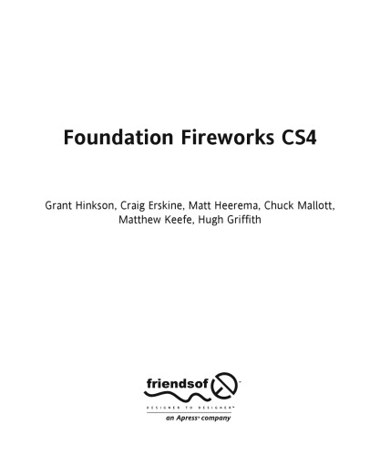 ﻿Fireworks Foundation CS4