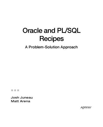 ﻿دستور العمل های Oracle و PL / SQL: رویکردی برای حل مسئله
