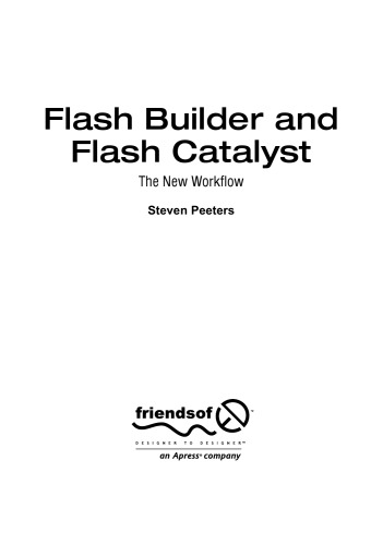 ﻿Flash Builder و Flash Catalyst: The New Workflow