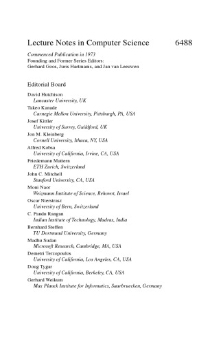 ﻿مهندسی سیستم های اطلاعات وب – WISE 2010: یازدهمین کنفرانس بین المللی، هنگ کنگ، چین، 12-14 دسامبر 2010. مجموعه مقالات