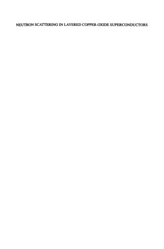 ﻿پراکندگی نوترونی در ابررساناهای اکسید مس لایه ای