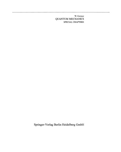 ﻿مکانیک کوانتومی: فصول ویژه