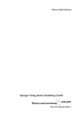 ﻿امواجی به نام سالیتون: مفاهیم و تجربیات