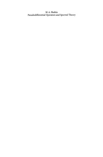 ﻿عملگرهای شبه دیفرانسیل و نظریه طیفی