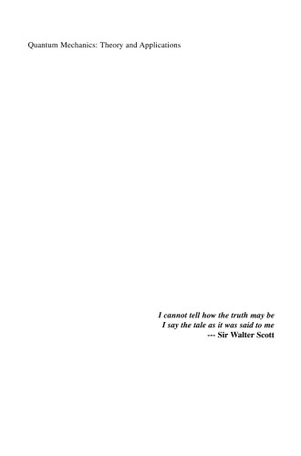 ﻿مکانیک کوانتومی: نظریه و کاربردها