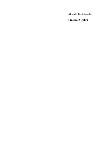 جبر خطی: مقدمه ای از علم بردارها ، نگاشت ها و ماتریس ها