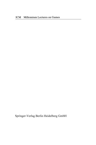 ﻿سخنرانی های ICM Millennium در مورد بازی ها