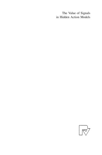 ارزش سیگنال ها در مدل های پنهان: مفاهیم، ​​کاربرد و شواهد تجربی