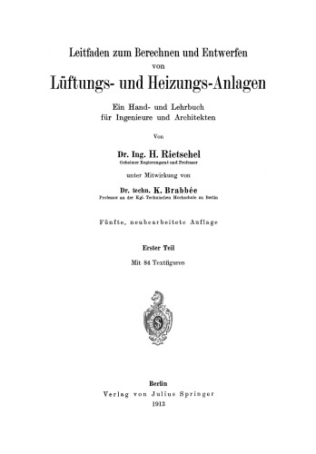 ﻿راهنمای محاسبه و طراحی سیستم های تهویه و گرمایش: بخش اول کتاب راهنما و کتاب درسی برای مهندسان و معماران