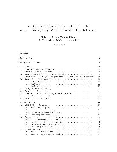 ﻿پردازش بلادرنگ با Philips LPC ARM mcu با استفاده از GCC و uCOS II RTOS