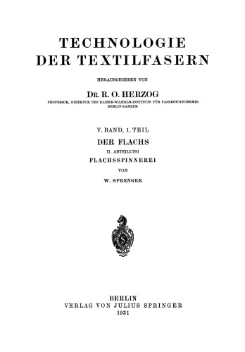 ﻿کتان: بخش دوم ریسندگی کتان