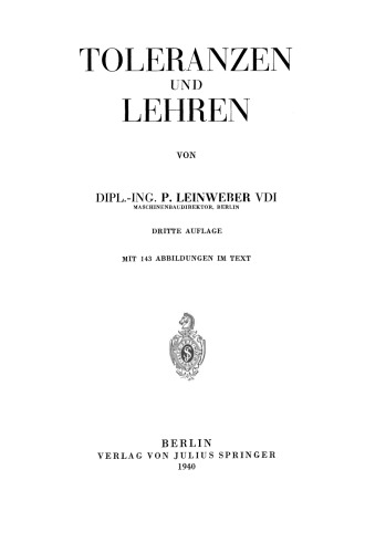 ﻿تلرانس ها و سنج ها