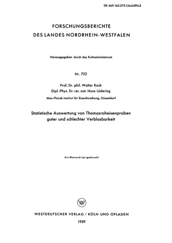 ﻿ارزیابی آماری نمونه های آهن خوک توماس با قابلیت دمیدن خوب و بد