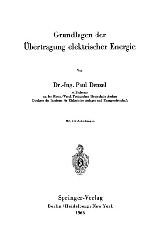 ﻿مبانی انتقال انرژی الکتریکی