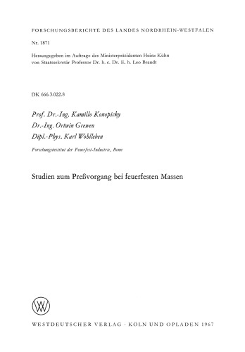مطالعات در مورد فرآیند فشار دادن مواد نسوز