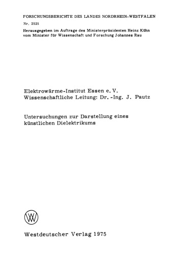 ﻿تحقیقات در مورد نمایش یک دی الکتریک مصنوعی