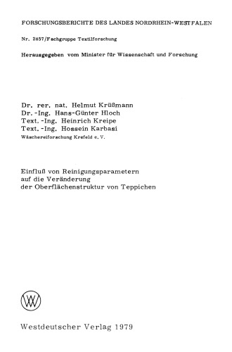 ﻿تأثیر پارامترهای تمیز کردن بر تغییرات ساختار سطح فرش ها