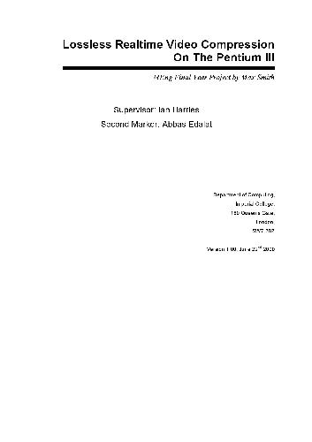 ﻿فشرده سازی بلادرنگ ویدیو در پنتیوم III