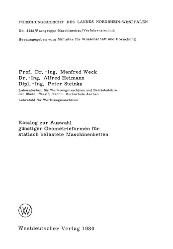 ﻿کاتالوگ برای انتخاب فرم های هندسی مطلوب برای تخت های ماشین بارگذاری شده به صورت ایستا