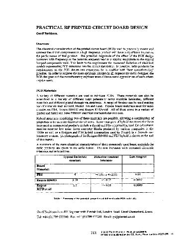 ﻿طراحی عملی PCB RF