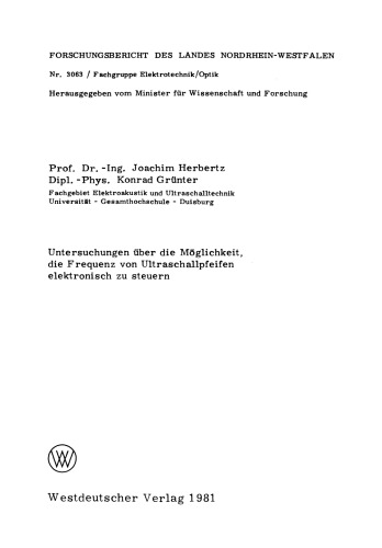 تحقیقات در مورد امکان کنترل الکترونیک از فرکانس سونی اولتراسونیک