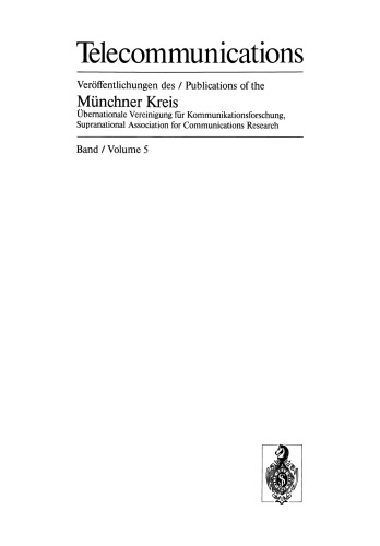 ﻿اشکال جدید ارتباطات داده / اشکال جدید ارتباطات داده: سخنرانی های 1./2. ژوئیه 1980 در مونیخ / مجموعه مقالات سمپوزیوم برگزار شده در مونیخ 1/2 ژوئیه 1980