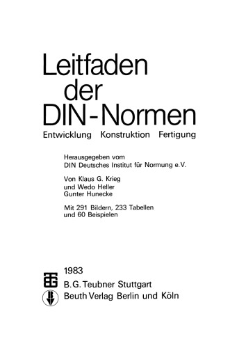 راهنمای استانداردهای DIN: ساخت و ساز ساخت و ساز توسعه